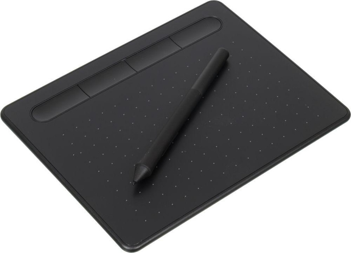 Графический планшет Wacom Intuos S CTL-4100K-N, A6,  черный