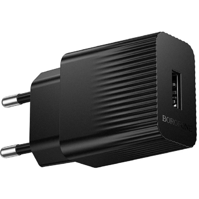 BOROFONE BAS71A/ Сетевое ЗУ/ 1 USB/ Выход: 10.5W/ черный