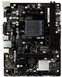 Материнская плата Biostar B450MHP Ver. 6.1 mATX, 17.4x 22.6 см, AMD B450, 2xDDR4 DIMM, 3200МГц, до 64 Гб, звук 7.1, 4xSATA3.0 6Gb/s , 2xPCIe2.0x1, 1xPCIe 3.0x16