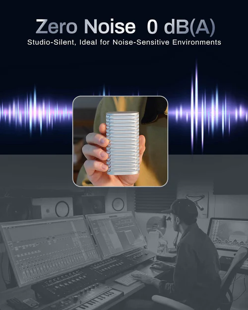 Внешний корпус для SSD высокой скорости TerraMaster D1 SSD PLUS DAS/up to 1 SSD PCIe NVMe M.2 2280/1xUSB4 40Gbps /1YW