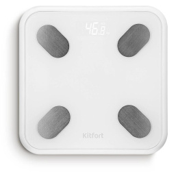 Напольные весы KitFort КТ-846, до 180кг, цвет: черный