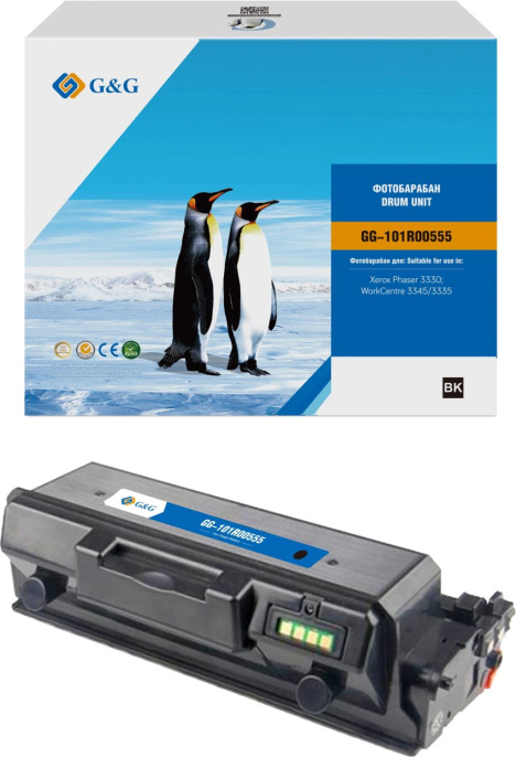 Фотобарабан Drum G&G for Xerox Phaser 3330/ WC 3335/3345 30K стр. , black GG-101R00555
