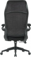 Кресло Cactus CS-MC505-BK черный сиденье черный сетка/ткань крестов. пластик