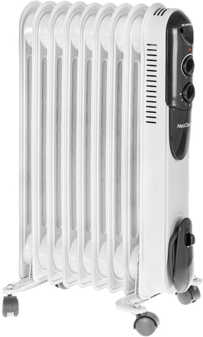 Радиатор масляный Neoclima NC 9309 2000Вт белый