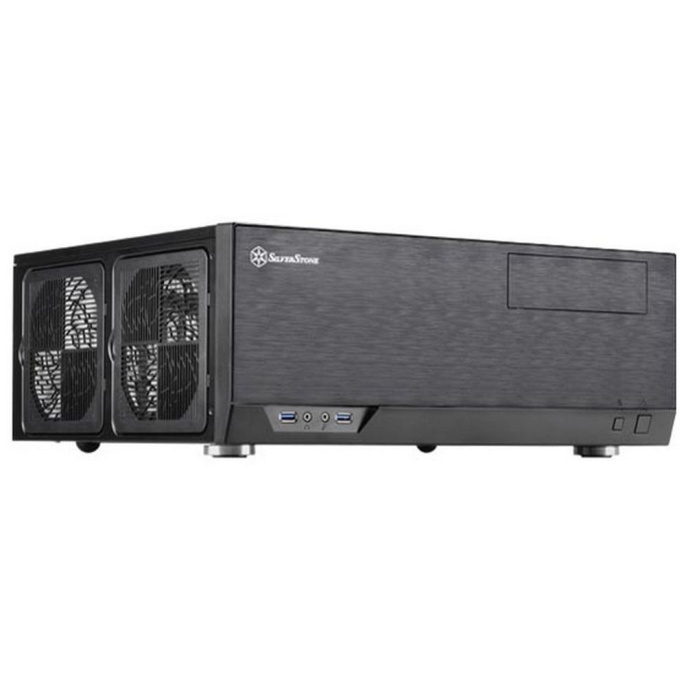 Корпус Silverstone SST-GD09B Grandia HTPC ATX Computer Case, Silent High Airflow Performance, black 221280 G410GD09B000020