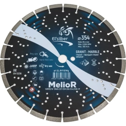 Диск алмазный 1A1RSS/W D354-3.0T-12W-24S-25.4/20H+1P "MelioR" Elsilber EL-RY1101Mg