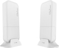 Радиомост Mikrotik wAP 60G AP KIT RBwAPG-60adkit, 1xRJ45, 2 шт. в комплекте, белый [rbwapg-60adkit]