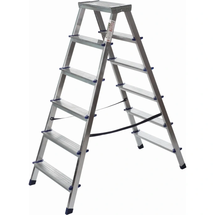 Алюминиевая двухсторонняя стремянка SMARTY Alpha Duo 6 ступеней SN026-06