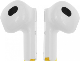 Гарнитура вкладыши Deppa Air Crystal белый беспроводные bluetooth в ушной раковине 44162