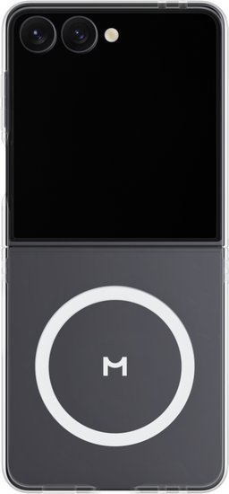 Чехол для смартфона Magssory CPL033 для Samsung Galaxy Z Flip 7 Прозрачный поликарбонат, с магнитами