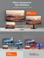 Переключатель CABLETIME CP36G (CT-HSP4K2-AG) 2-в-1, HDMI 2.1, 4K60Hz, космический серый