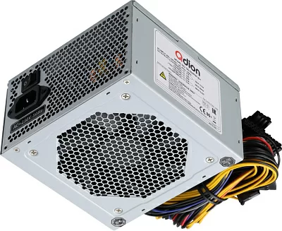 Блок питания 500Вт Power Supply FSP QDION ATX 500W, 120mm, 5xSATA, 1xPCI-E, APFC, 80+