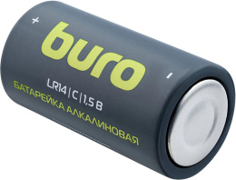 C Батарейка Buro Alkaline LR14,  2 шт. 7500мAч