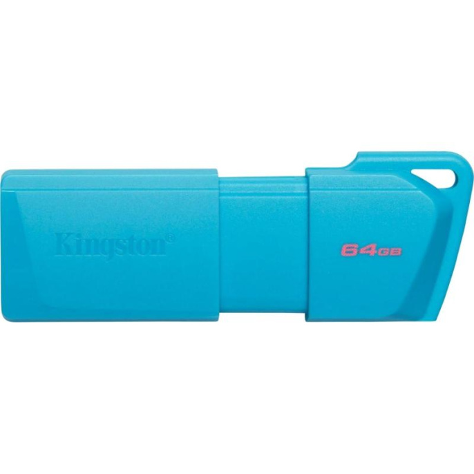 Kingston USB Drive 64GB USB 3.2 DT Exodia M DTXM - NEON AQUA BLUE  