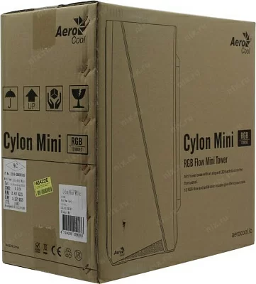 Корпус Aerocool Cylon Mini White (mATX, Window, без БП)