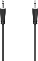 Кабель аудио HAMA H-205115, Jack 3.5 m - Jack 3.5 m , 0.75м, черный [00205115]