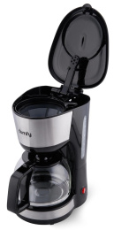 Кофеварка DOMFY DSM-CM301,  капельная,  черный  / серебристый