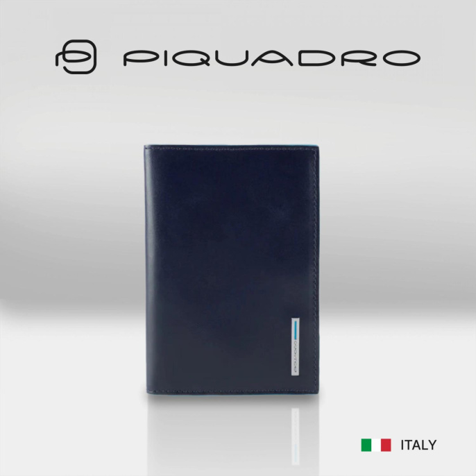Обложка для документов Piquadro Blue Square PP5256B2/BLU2 синий кожа натуральная