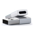 Адаптер Satechi USB Type-A to Type-C. Цвет серебристый. (ST-TAUCS)