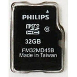 Флеш карта microSD 32GB PHILIPS microSDHC Class 10 OEM без упаковки FM32MD45K/97_OEM
