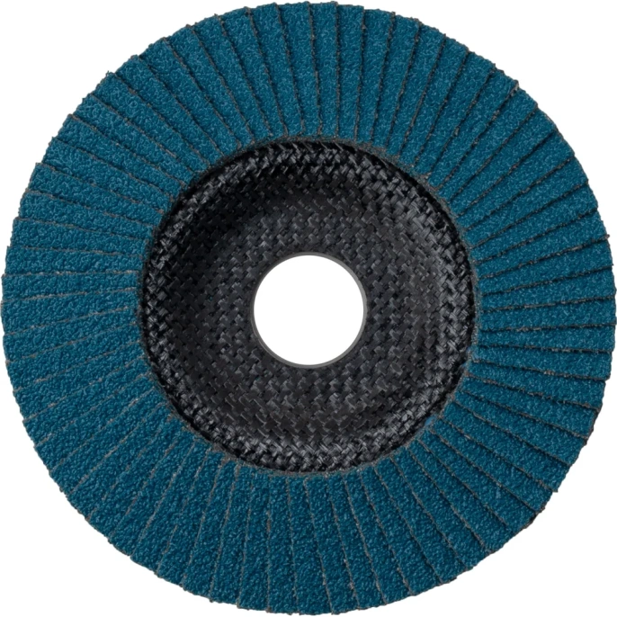 Круг лепестковый торцевой, угловой, цирконат 65% 125х22.2 мм, P-60 ABRAFORM AF-FLAP-CN-125-P60-ZR65