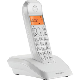 Р/Телефон Dect Motorola S1201 белый АОН