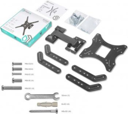 Кронштейн для телевизора ONKRON M2, 26-65", настенный, поворот и наклон,  черный