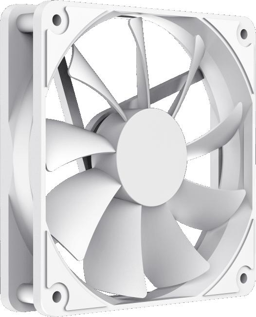 Вентилятор 120mm GameMax GMX-WFWT 3пин, 120x120x25mm, 23дБ, 1100об/мин White