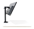 Кронштейн для мониторов ЖК Buro M3, до 27", до 9кг, крепление к столешнице, поворот и наклон, черный