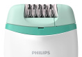 Эпилятор Philips BRE245/00 скор.:2 насад.:2 от электр.сети белый/мятный
