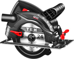 Дисковая (циркулярная) пила TEH TC16513 (мощность: 1300 Вт, диаметр диска: 165 мм, посадка: 20 мм, мах глубина реза: 50 мм, литая алюминиевая платформа)