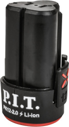 Аккумулятор P.I.T. PK12-2.0 12В, 2.0 Ач, Li-Ion, плата, 3 контакта