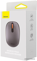 Мышь Baseus B01055502833-00 F01A Wireless Mouse Frosted Gray широкая совместимость с ОС, DPI: 800/1200/1600, материал: ABS