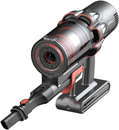 Ручной пылесос DEERMA DEM-T50W, 590Вт, серый/черный
