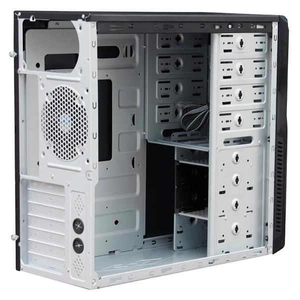 корпус MidiTower Powerman BA833 Black ____ U3.0*2+A HD ATX, mATX без блока питания 6191212