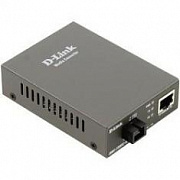 D-Link DMC-F20SC-BXU/B1A WDM медиаконвертер с 1 портом 10/100Base-TX и 1 портом 100Base-FX с разъемом SC (ТХ: 1310 нм; RX: 1550 нм) для одномодового оптического кабеля (до 20 км)D-LINK