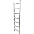 Алюминиевая лестница Алюмет приставная односекционная "Комфорт" (широкая ступень) 1х7 ступеней. Серия НК1 5107