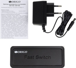 Неуправляемый коммутатор Origo OS1108/A1A настольный, матрица 1.6 Гбит/с, 1.19 Mpps, 8x100Mbit
