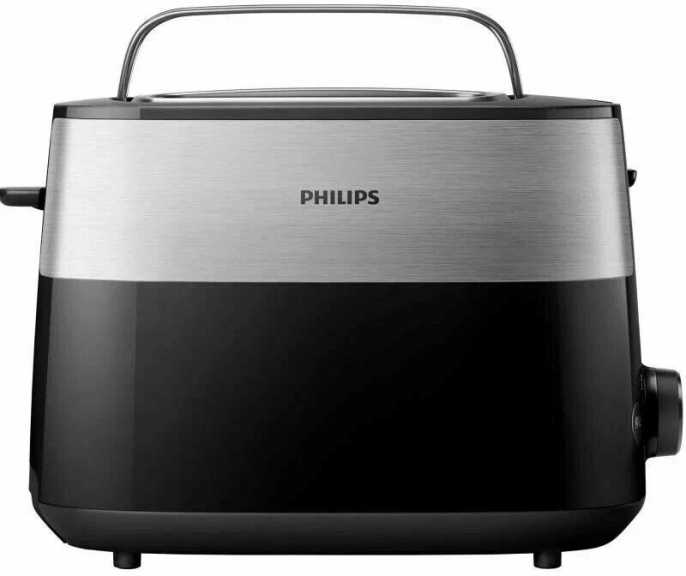 Тостер Philips HD2517/90,  черный/серебристый