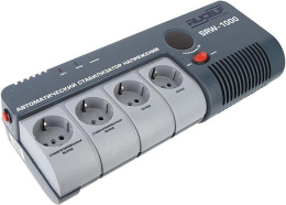 Стабилизатор напряжения RUCELF SRW-1000-D,  0.8кВт белый