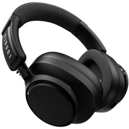 Наушники Lunacy Louder Черный LLHP02B беспроводные, полноразмерные, подключение: USB/2.4 GHz/Bluetoоth, шумодавление: пассивное, 2 микрофона, до 60ч работы, съёмный аккумулятор, док станция, длина кабеля: 1.5м