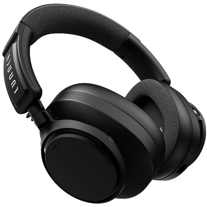 Наушники Lunacy Louder Черный LLHP02B беспроводные, полноразмерные, подключение: USB/2.4 GHz/Bluetoоth, шумодавление: пассивное, 2 микрофона, до 60ч работы, съёмный аккумулятор, док станция, длина кабеля: 1.5м