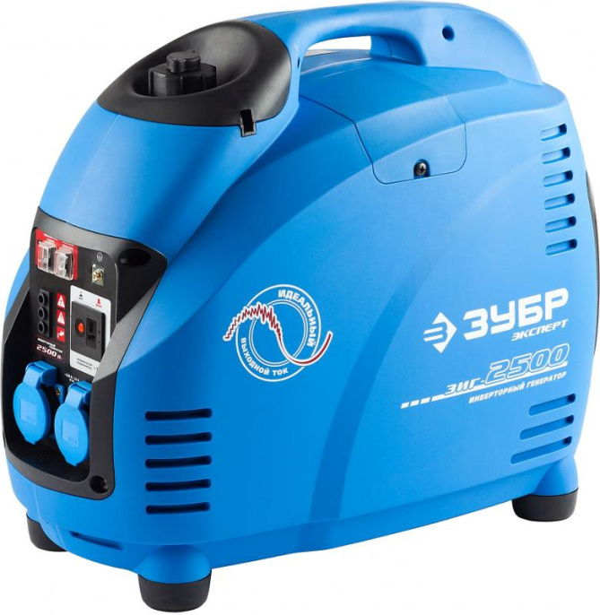 Бензиновый генератор Зубр ЗИГ-2500, 220/12 В, 2.5кВт