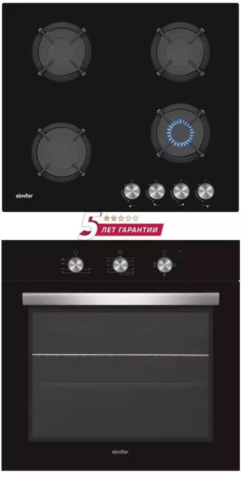 Встраиваемый комплект Simfer S63B416 черный/черный