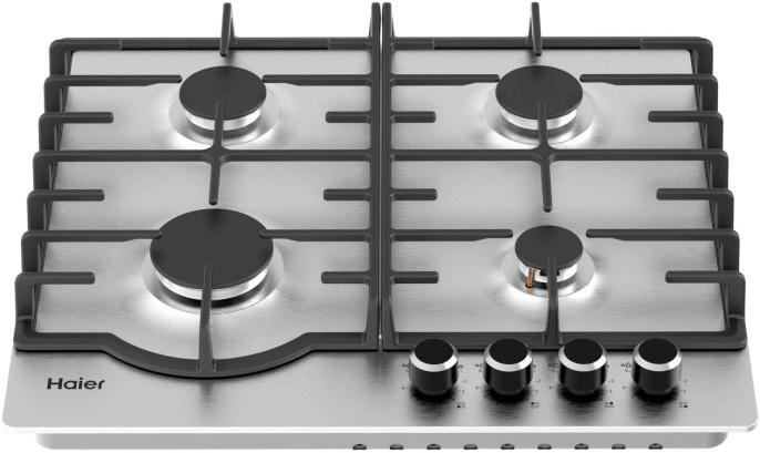 Газовая варочная поверхность Haier HHX-M64RNVX нержавеющая сталь (TD0050126RU)