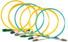 Патч-корд волоконно-оптический ExeGate FC-S-9-SC/APC-SC/APC-1M-LSZH Шнур ВО SM 9/125 OS2/G.652.D , SC/APC-SC/APC, Simplex, LSZH, 1 м EX297901RUS