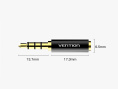 Переходник Vention Jack 2.5 mm F/3.5mm M (BFBB0)