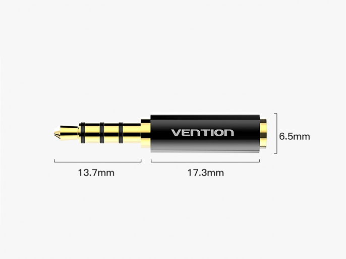 Переходник Vention Jack 2.5 mm F/3.5mm M (BFBB0)