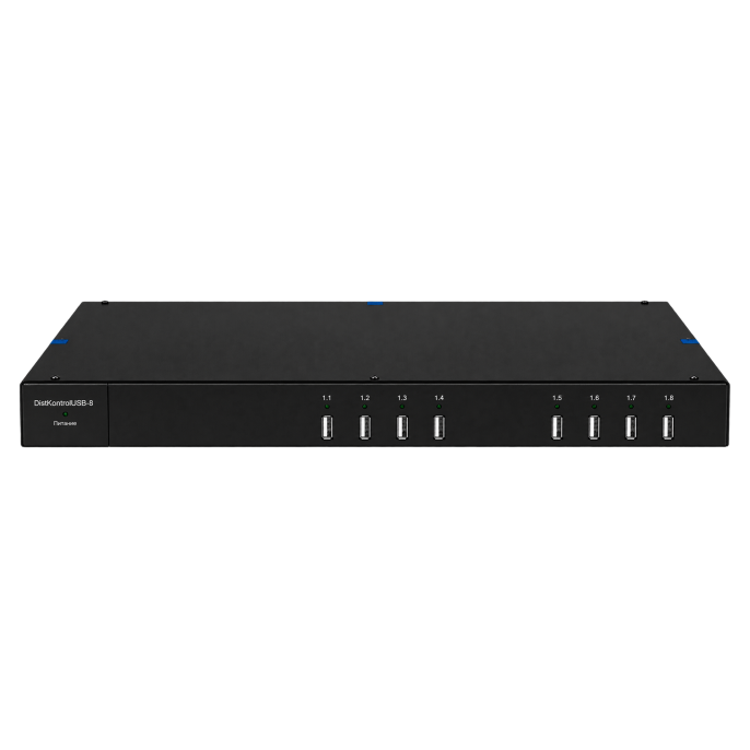 Управляемый USB over IP концентратор DistKontrolUSB-8 USB 2.0