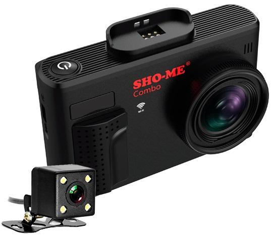 Видеорегистратор с радар-детектором Sho-Me Combo Note WiFi DUO,  GPS,  ГЛОНАСС